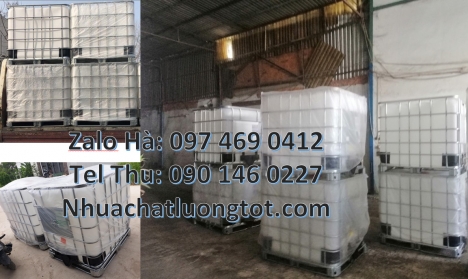 Tank nhựa trắng 1 khối, tank nhựa cũ 1000l, sỉ lẻ bồn ibc 1000 lít, bồn ibc 1 khối màu trắng, Tank i