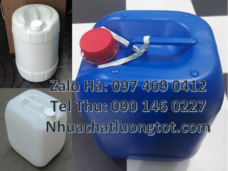 can 25l xanh Can nhựa 30 lít đựng phân bón can 20l giá rẻ, can 25l trắng, can 20 lít đựng axit, can