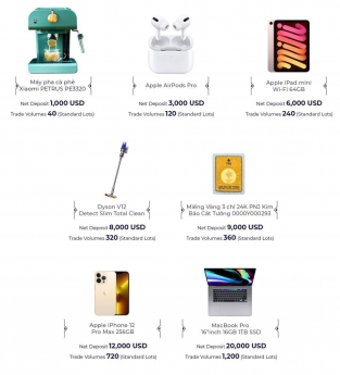 GIveaway cực lớn từ sàn giao dịch Startrader