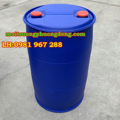 Thùng phuy nhựa nắp kín 200 lít ,thùng phuy 200 lít