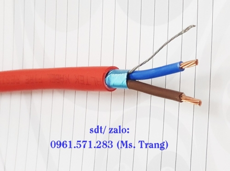 Nhà phân phối cáp chống cháy 2x1.0 lõi vặn xoắn