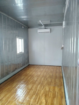 Container 20feet văn phòng sơn mới sàn nhựa giả gỗ