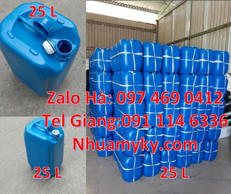 can dẹp 30 đựng nông dược, can 30l vuông xanh, can 25l xanh Can 10L đựng hóa chất, can 20l giá rẻ, c