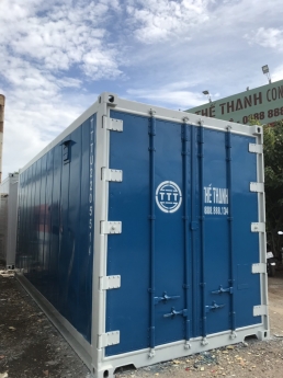 Container 20feet văn phòng sơn mới sàn nhựa giả gỗ