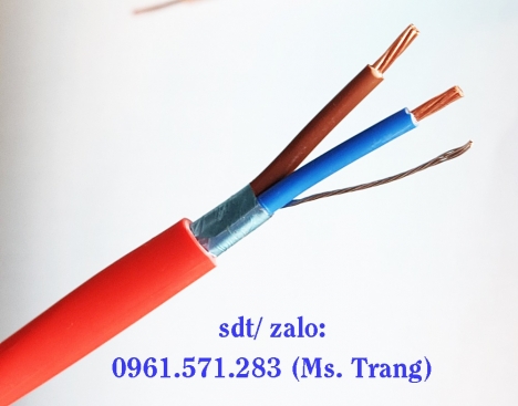 Nhà phân phối cáp chống cháy 2x1.0 lõi vặn xoắn
