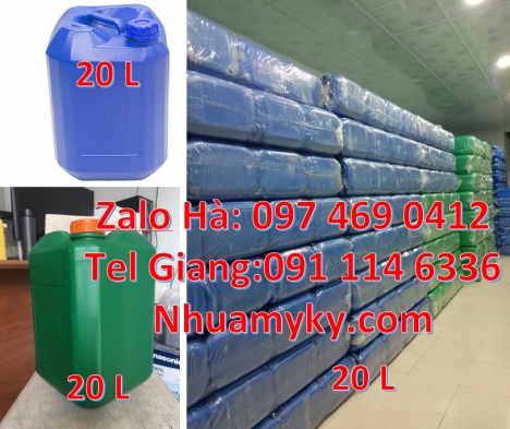 can dẹp 30 đựng nông dược, can 30l vuông xanh, can 25l xanh Can 10L đựng hóa chất, can 20l giá rẻ, c