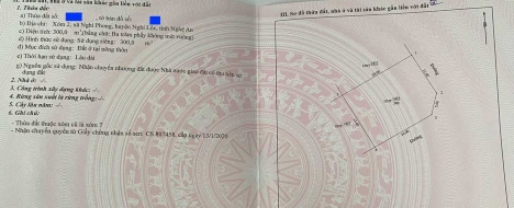LÔ GÓC ĐẤT TÁI ĐỊNH CƯ XÓM 2 - NGHI PHONG (SIÊU ĐẸP)