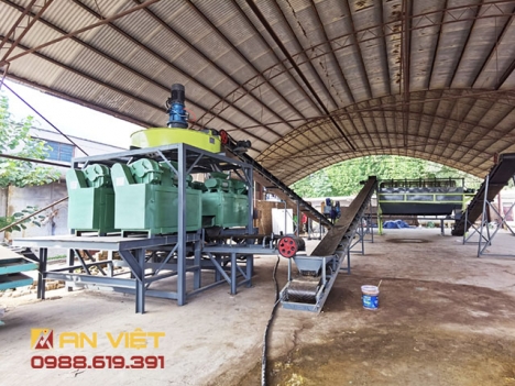 Lắp đặt trọn gói dây chuyên sản xuất phân hữu cơ từ phân chuồng