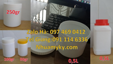 Hũ nhựa pet 50gr, hũ nhựa pet 50 gram, hũ 200g đựng tinh bột nghệ, hũ nhựa 200 gram duy tân, hũ nhựa