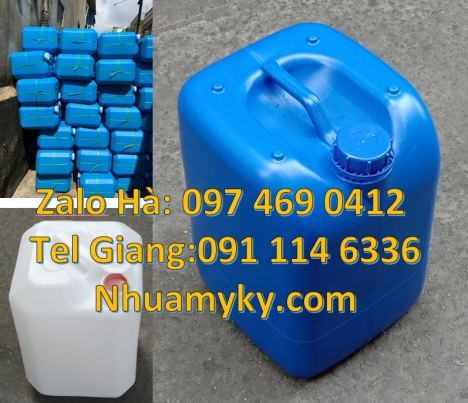can nhựa 1 lít đựng phẩm màu, can nhựa 5 lít trong, can 18l đựng mật mía, can nhựa giá rẻ, can dẹp 3