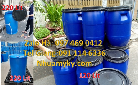 Thùng Phuy Nhựa 220 lít, Thùng phi đai sắt, thùng phi đai nhựa, Thùng Phuy 100 Lít, Thùng Phi 30 Lít