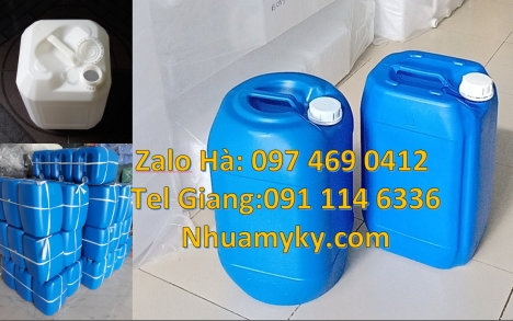 can nhựa 1 lít đựng phẩm màu, can nhựa 5 lít trong, can 18l đựng mật mía, can nhựa giá rẻ, can dẹp 3