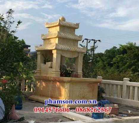 007+ Hình ảnh mộ ba mái bằng đá đẹp - lăng mộ đá khối