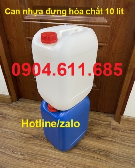 Can nhựa đựng hóa chất 10 lít, can 10 lít đựng hóa chất, dụng cụ đựng hóa chất