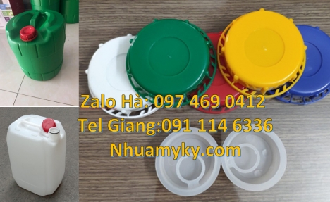 can nhựa 1 lít đựng phẩm màu, can nhựa 5 lít trong, can 18l đựng mật mía, can nhựa giá rẻ, can dẹp 3