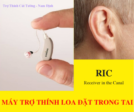 Máy trợ thính thiết kế loa đặt trong tai