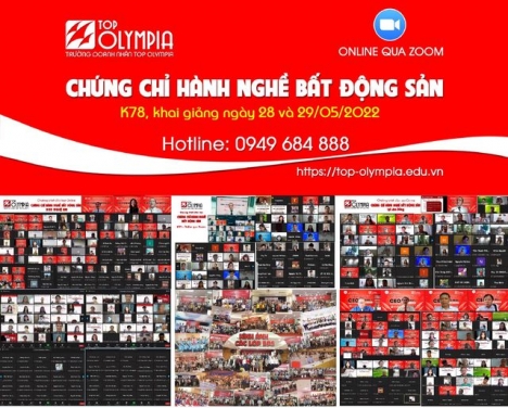 Khai giảng khoá học online chứng chỉ BĐS tại Đà Nẵng