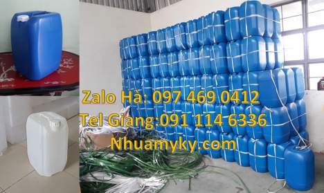 can nhựa 1 lít đựng phẩm màu, can nhựa 5 lít trong, can 18l đựng mật mía, can nhựa giá rẻ, can dẹp 3