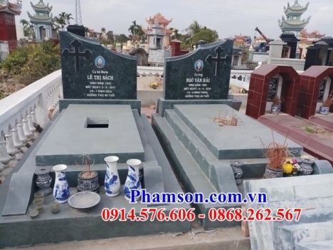 28 mẫu mộ đá đôi ninh bình đẹp