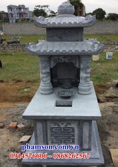009+ thiết kế lăng mộ hai mái bằng đá đẹp - mộ đá khối ninh bình
