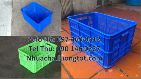 Thùng nhựa đặc B3. Sóng công nghiệp. Thùng nhựa đặc, Giỏ nhựa chở sau xe máy, Thùng nhựa công nghiệp