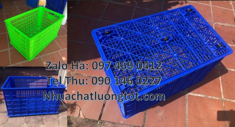 Thùng nhựa đặc B3. Sóng công nghiệp. Thùng nhựa đặc, Giỏ nhựa chở sau xe máy, Thùng nhựa công nghiệp