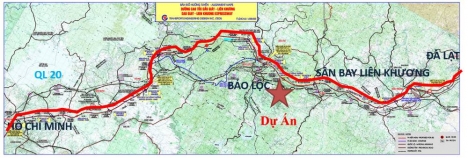 Bán đất gần Trạm dừng chân Cao tốc Dầu giây, Liên Khương, Km 175 Đức Trọng.