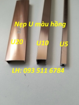 Nẹp nhôm chữ U Nẹp T Inox gia công nội thất