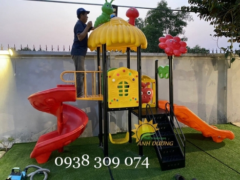 Cầu trượt liên hoàn xích đu, hàng nhập khẩu giả ưu đãi