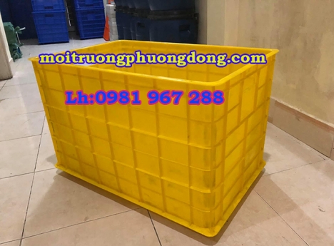 Rổ nhựa kín ,sóng nhựa đặc hs0188