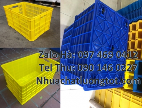 Thùng nhựa đặc B3. Sóng công nghiệp. Thùng nhựa đặc, Giỏ nhựa chở sau xe máy, Thùng nhựa công nghiệp