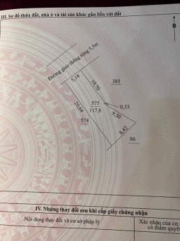 Bán lô đất 117m2 gần đường Việt Bắc thông ra Nông Lâm,tp Thái Nguyên