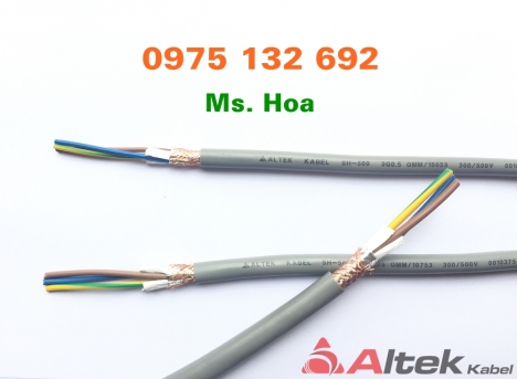 Cáp điều khiển SH-500 3G 0.75QMM, CT-500 3G 0.75QMM Altek Kabel 3x0.75