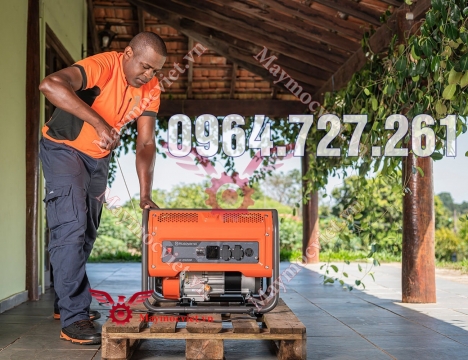 Máy phát điện giật nổ HUSQVARNA G2500P chạy xăng độ bền cao, bảo hành 12 tháng