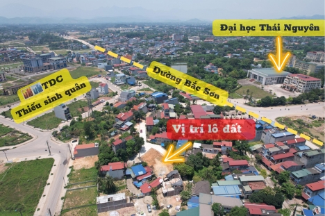 Bán 4 lô đất đầu tư đẹp p Tân Thịnh,tp Thái Nguyên