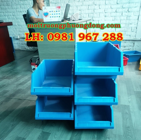 Khay nhựa đựng linh kiện ,khay nhựa A9 xếp tầng