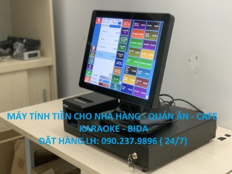 Máy tính tiền cảm ứng cho nhà hàng - cafe - karaoke