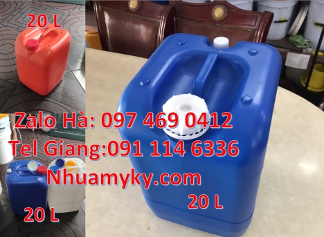 Can 25đựng hóa chất, can 20l giá rẻ, can 25l trắng, can 20 lít tròn đựng nước khoáng, can 30l đựng h