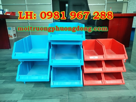 Khay nhựa đựng linh kiện ,khay nhựa A9 xếp tầng