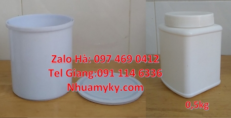 Hũ pet nắp nhựa trắng 200 gram hũ nhựa 200 g, hũ 250 gram đựng mủ trôm, hũ nhựa 250 g trắng đục, hũ