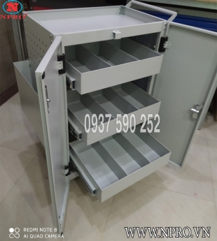 Tủ đồ nghề 4 ngăn có 1 ngăn kéo