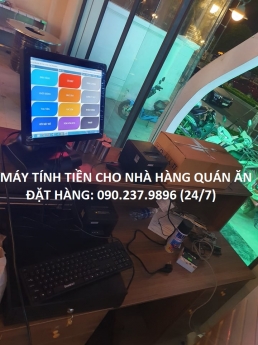 Máy tính tiền giá rẻ cho nhà hàng quán ăn