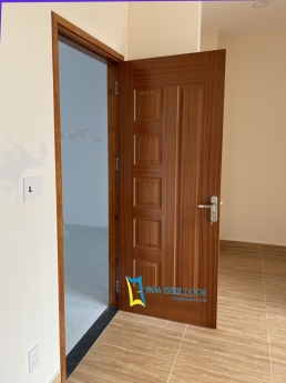 Lắp đặt cửa gỗ quận 6 – Cửa gỗ công nghiệp HDF Veneer