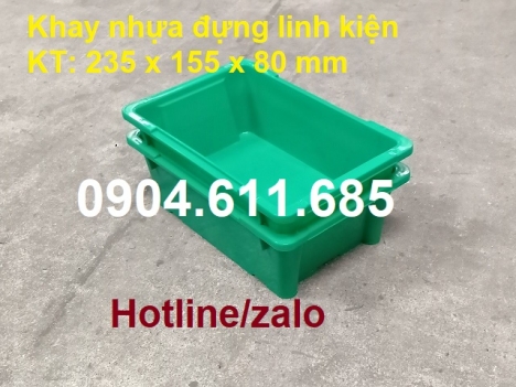 Khay nhựa đựng ốc vít, phụ tùng linh kiện, khay nhựa đựng linh kiện điện, khay nhựa A4, hộp nhựa A4