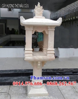 Mẫu miếu thờ đẹp bình dương bàn thờ đá