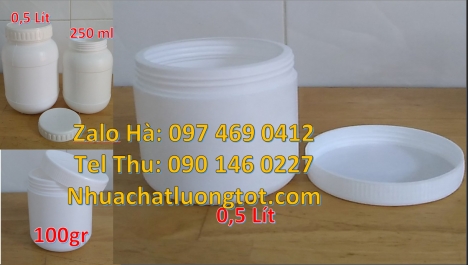 Hũ 200g giá rẻ, hũ 250 gram đựng cháy tỏi, hũ 250 gram đựng hạt điều, hũ nhựa 250 g giá rẻ, hũ nhựa