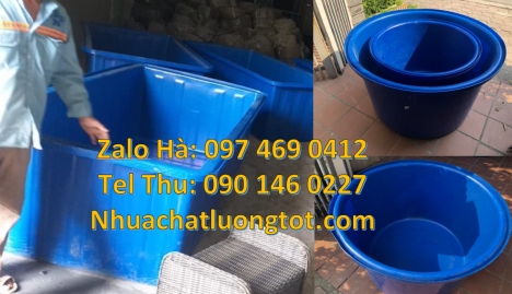 Thùng nhựa 1800 lít Thùng tròn có nắp đậy, Thùng nhựa trồng rau, Thùng nhựa nuôi hải sản, Thùng