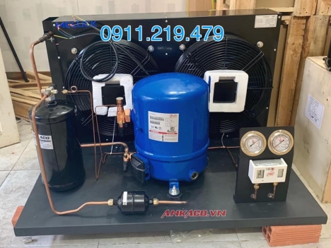 Lắp đặt cụm máy nén danfoss 3hp MT36 tận nơi