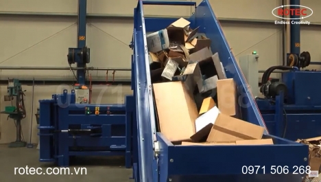 Máy Ép Kiện Ngang Buộc Dây Tự Động