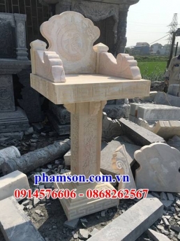 Mẫu miếu thờ đẹp bình dương bàn thờ đá